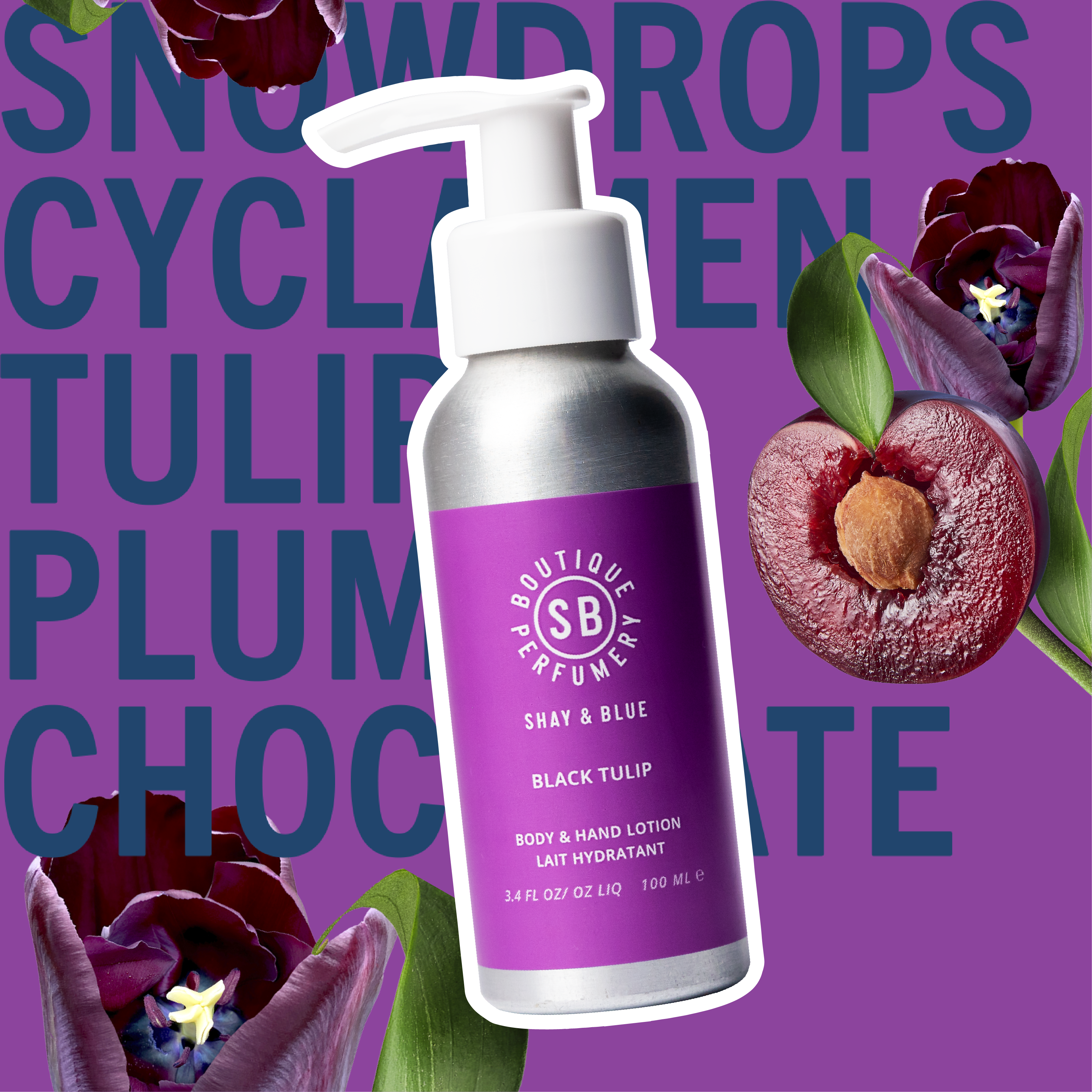Black Tulip Hand & Body Lotion 100ml